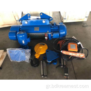 Βιομηχανικό CD/MD Wire Rope Electric Hoist